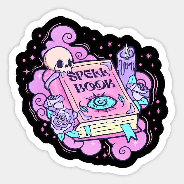 spell book Sticker by perthesun